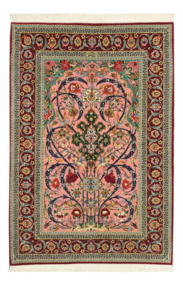 Dywan perski - Isfahan - Premium - 161 x 109 cm - wielokolorowy