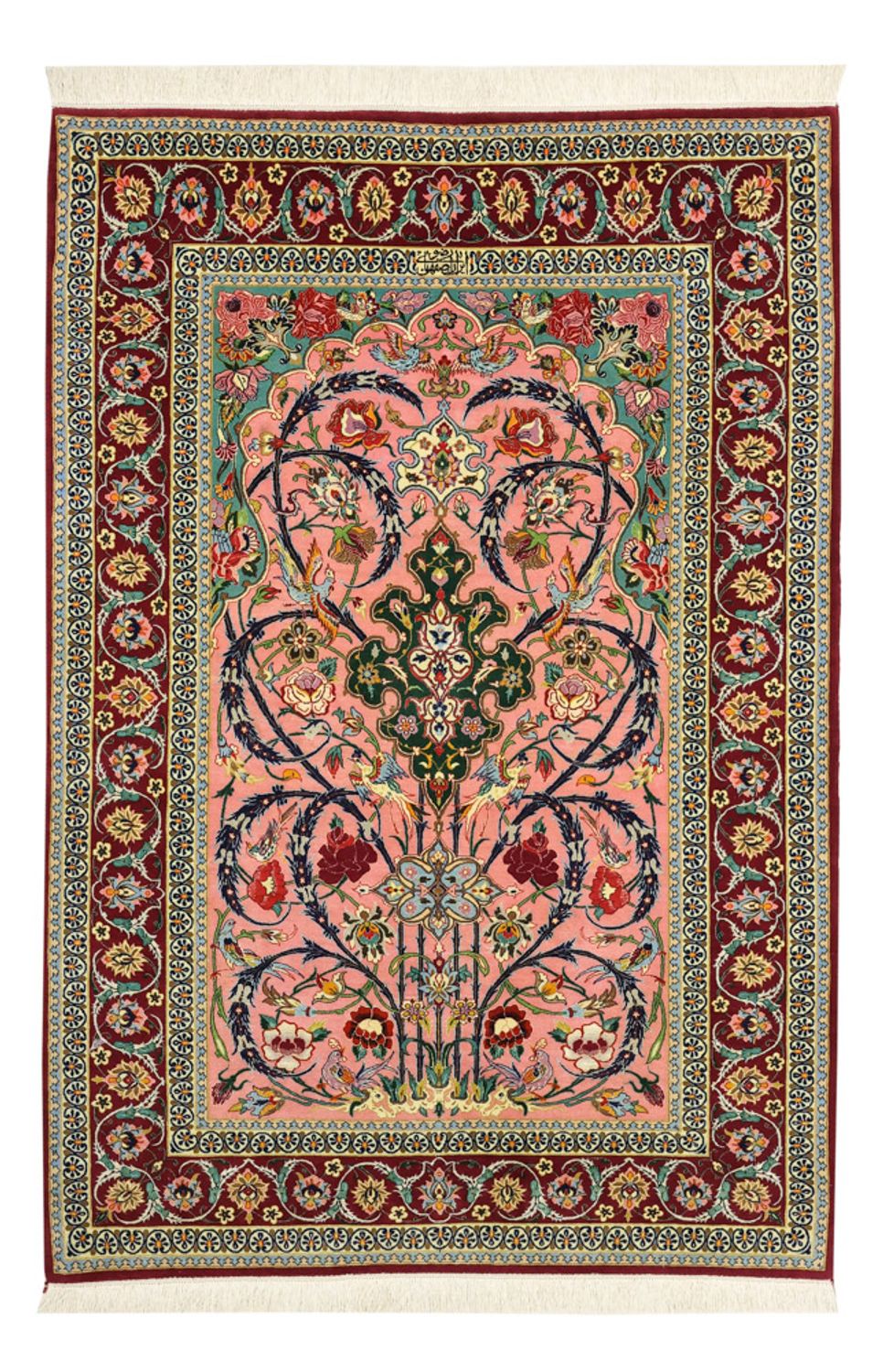 Dywan perski - Isfahan - Premium - 161 x 109 cm - wielokolorowy