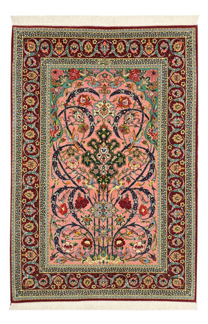 Dywan perski - Isfahan - Premium - 161 x 109 cm - wielokolorowy