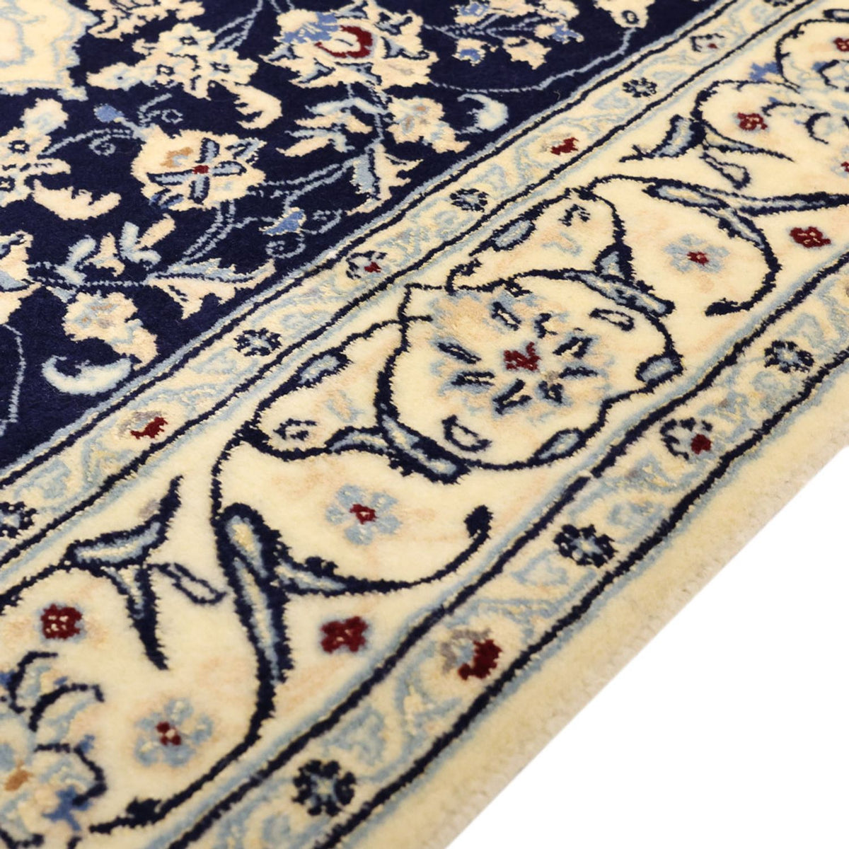 Dywan perski - Nain - Królewski - 157 x 106 cm - ciemnoniebieski