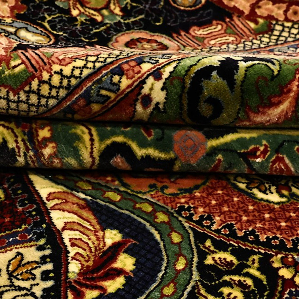 Dywan perski - Klasyczny - 213 x 130 cm - wielokolorowy