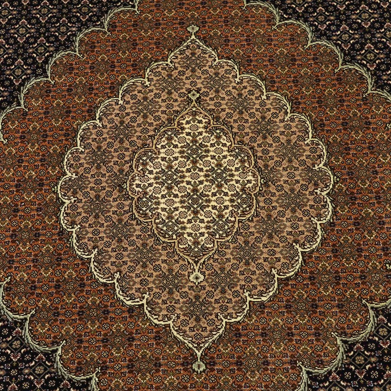Dywan perski - Tabriz - 299 x 204 cm - ciemny beż