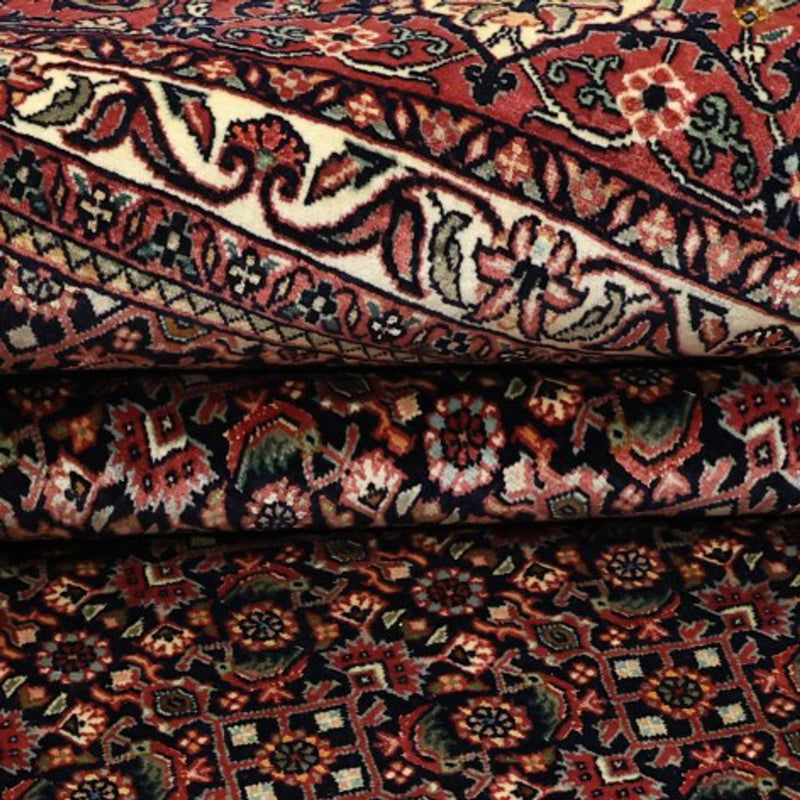 Dywan perski - Bijar - 337 x 255 cm - ciemnoniebieski