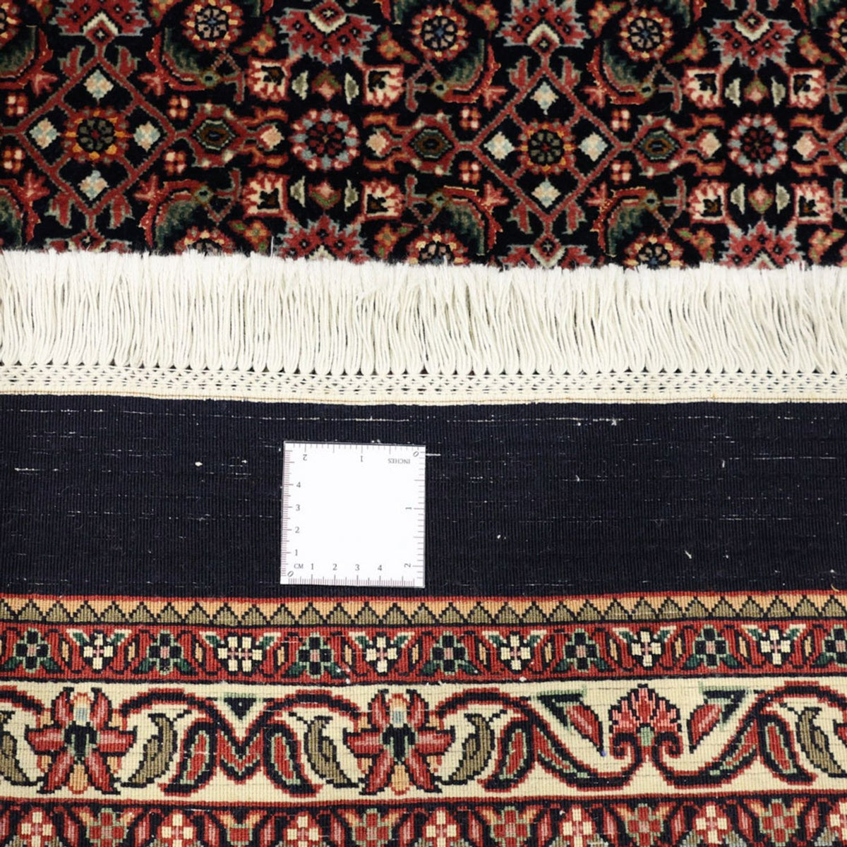 Dywan perski - Bijar - 337 x 255 cm - ciemnoniebieski