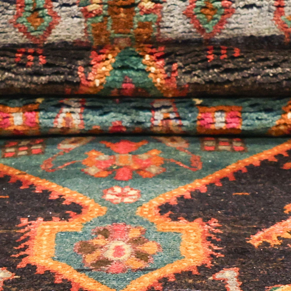 Perski dywan - Nomadyczny - 336 x 168 cm - wielokolorowy