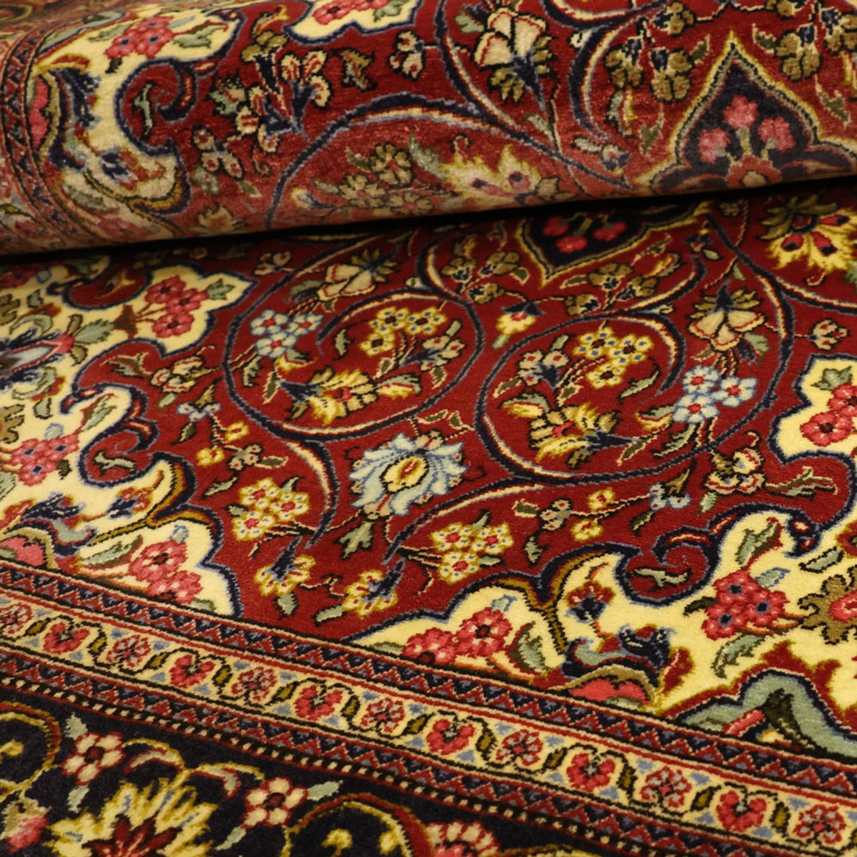 Dywan perski - Ghom - 158 x 114 cm - czerwony