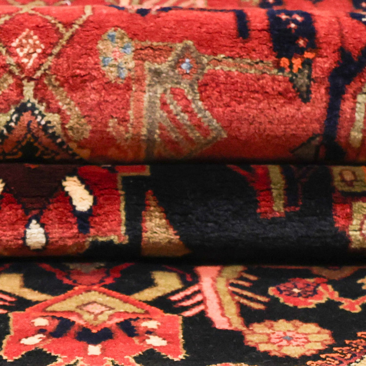 Perski dywan - Nomadyczny - 294 x 174 cm - czerwony