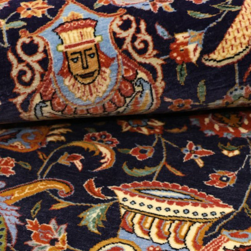 Dywan perski - Klasyczny - 162 x 104 cm - wielokolorowy