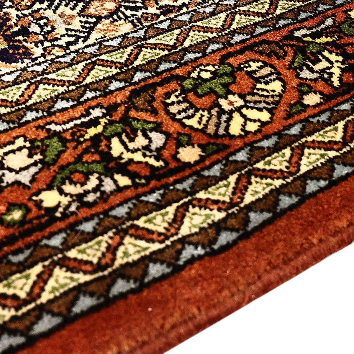 Perski dywan - Nomadyczny - 201 x 153 cm - ciemny beż