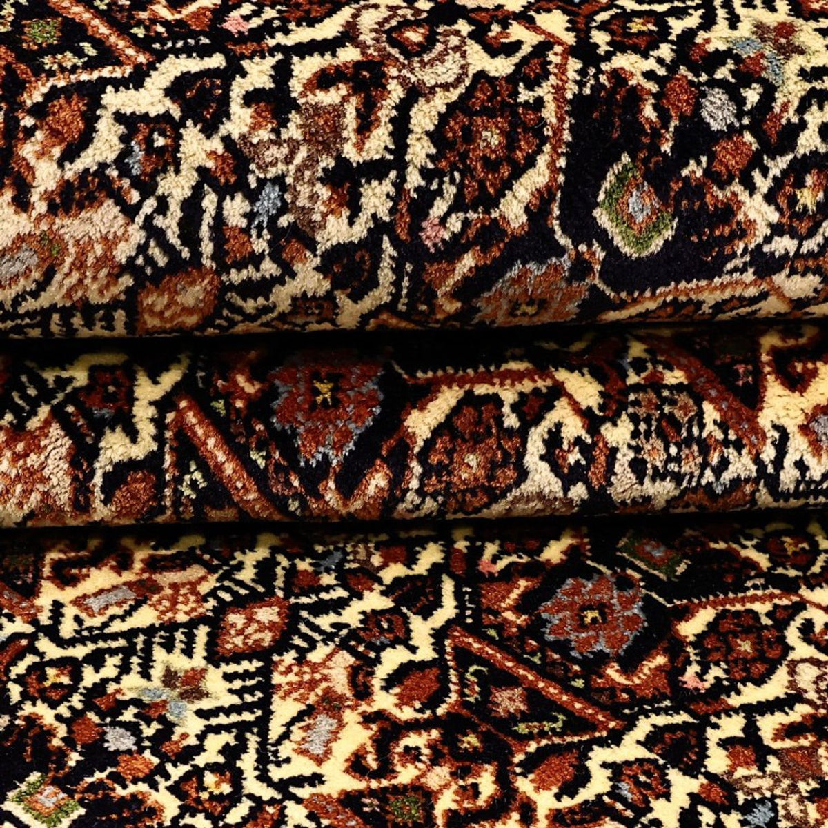 Perski dywan - Nomadyczny - 201 x 153 cm - ciemny beż