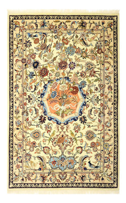 Dywan perski - Isfahan - Premium - 156 x 100 cm - beżowy