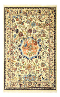 Dywan perski - Isfahan - Premium - 156 x 100 cm - beżowy