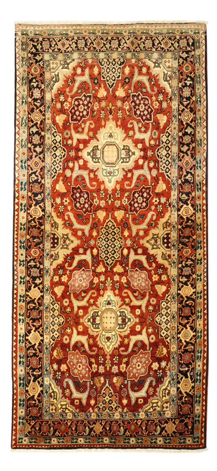 Biegacz Dywan perski - Bijar - 267 x 125 cm - czerwony