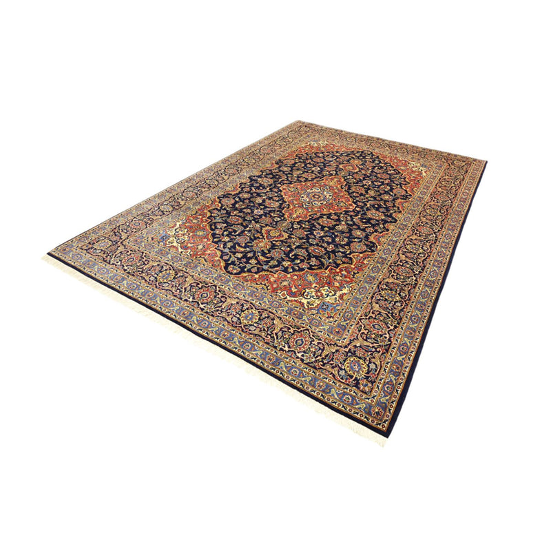 Dywan perski - Keshan - 321 x 221 cm - ciemnoniebieski