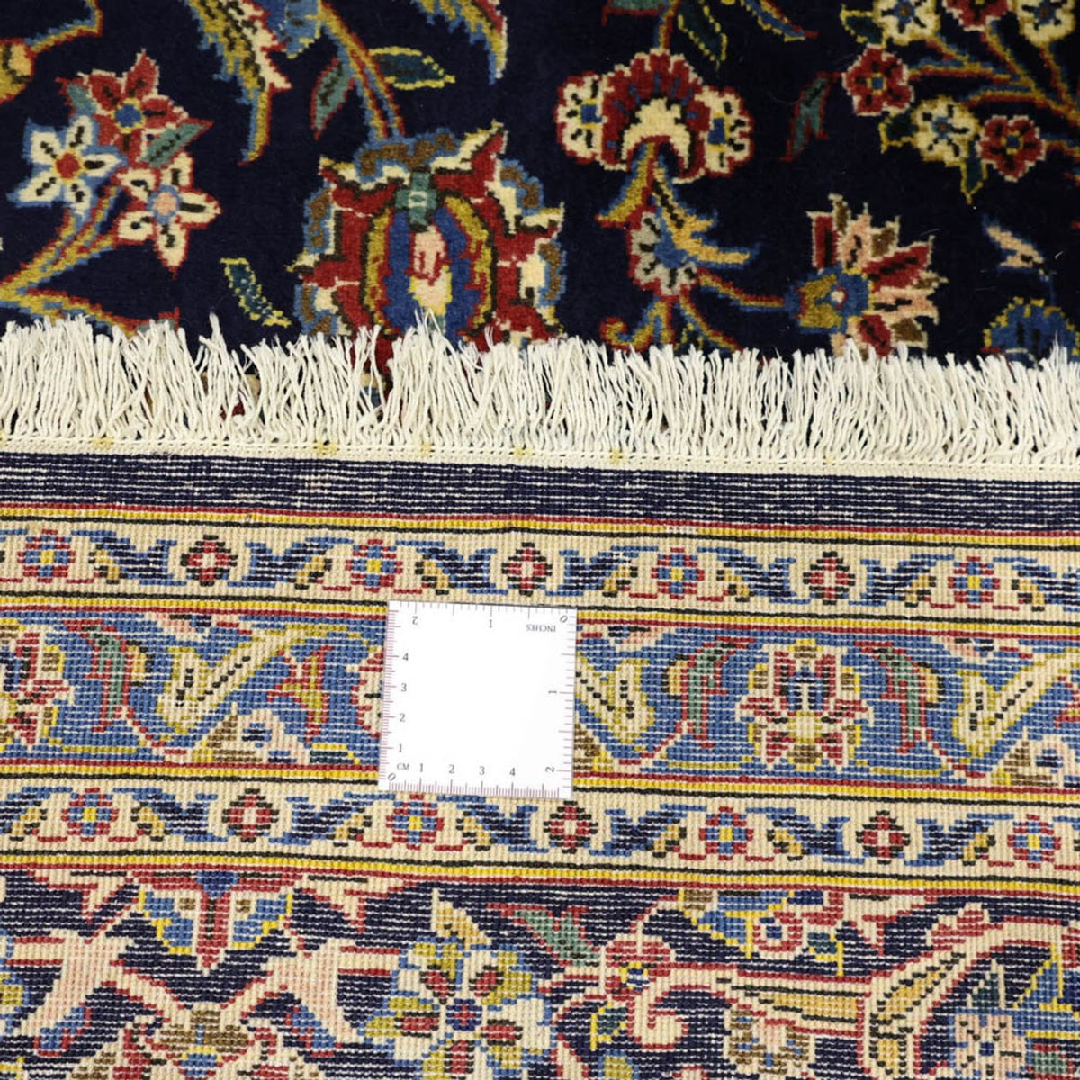 Dywan perski - Keshan - 321 x 221 cm - ciemnoniebieski