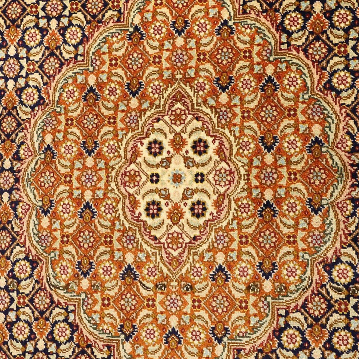 Dywan perski - Tabriz - Królewski - Royal - 153 x 101 cm - ciemny beż
