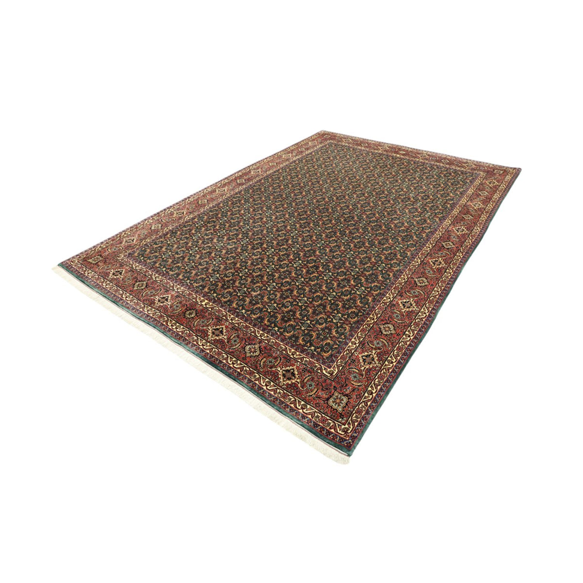 Dywan perski - Bijar - Royal - 301 x 203 cm - ciemnoniebieski