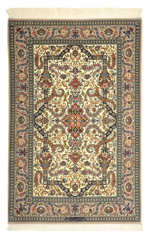 Dywan perski - Isfahan - Premium - 171 x 111 cm - ciemny beż