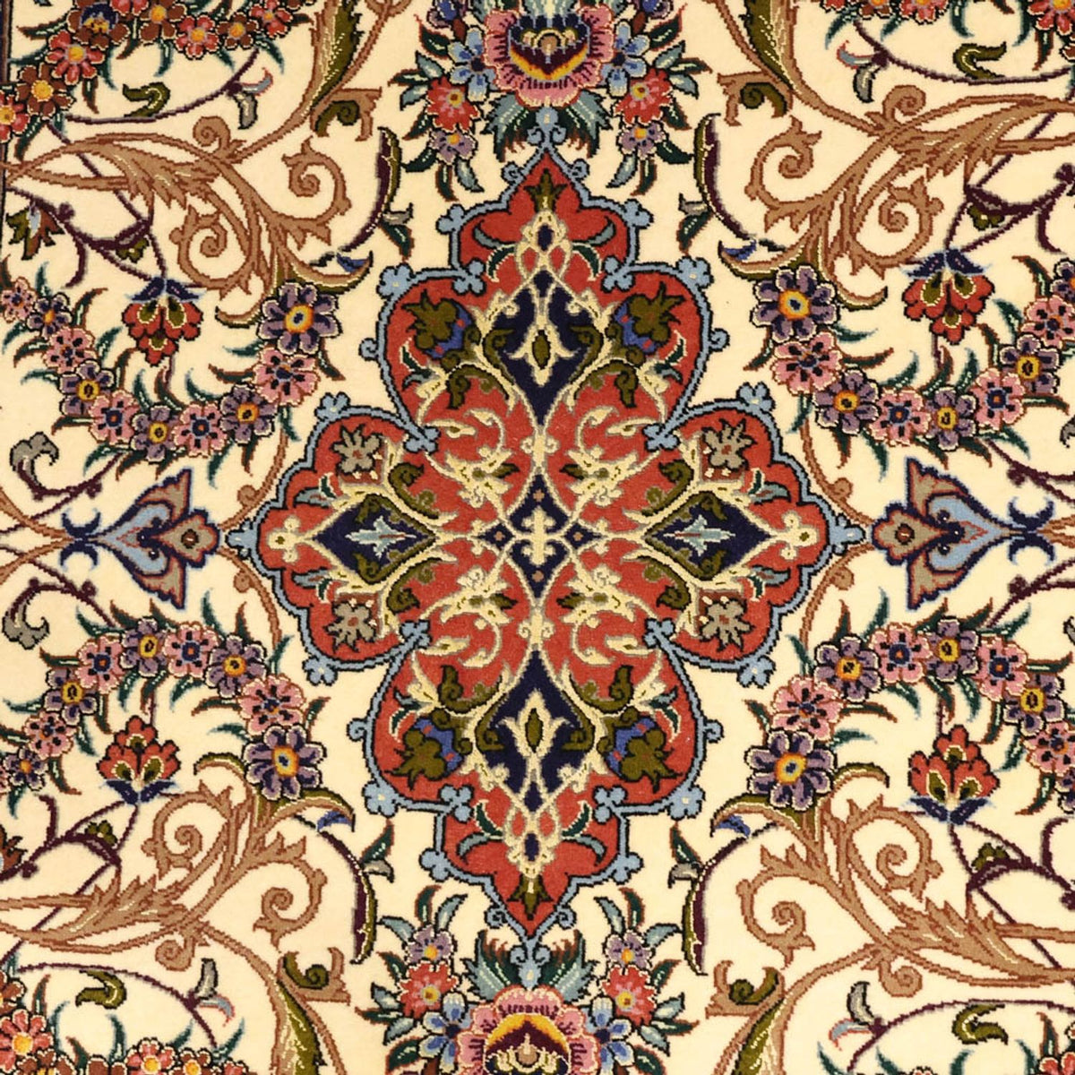 Dywan perski - Isfahan - Premium - 171 x 111 cm - ciemny beż