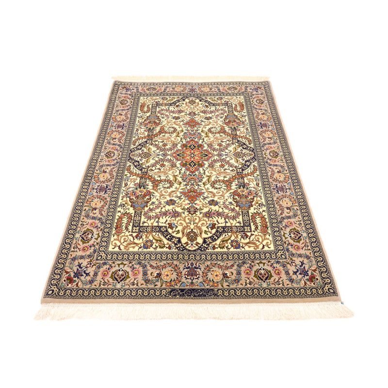 Dywan perski - Isfahan - Premium - 171 x 111 cm - ciemny beż