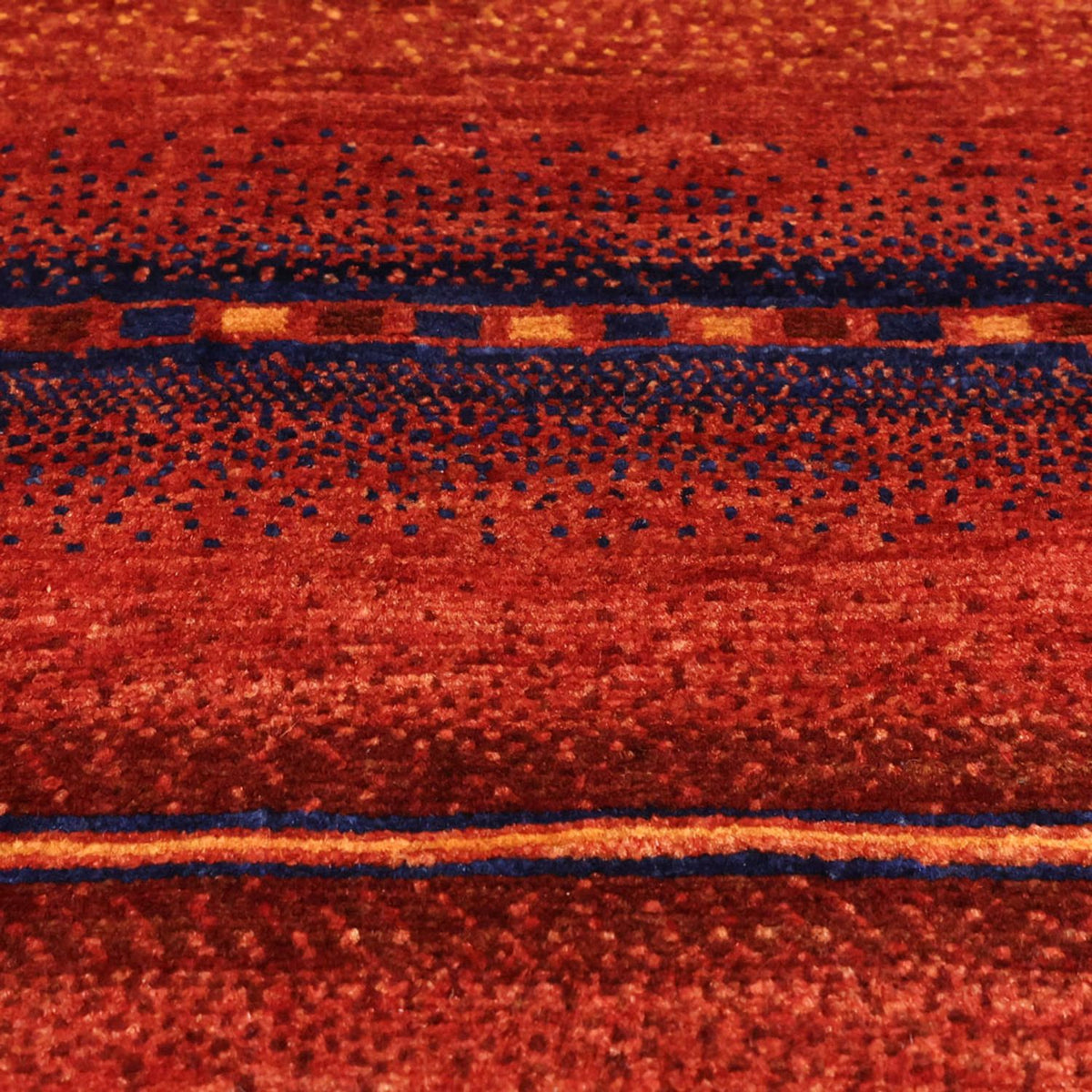 Dywan Gabbeh - Kashkuli perski kwadratowy  - 119 x 101 cm - wielokolorowy