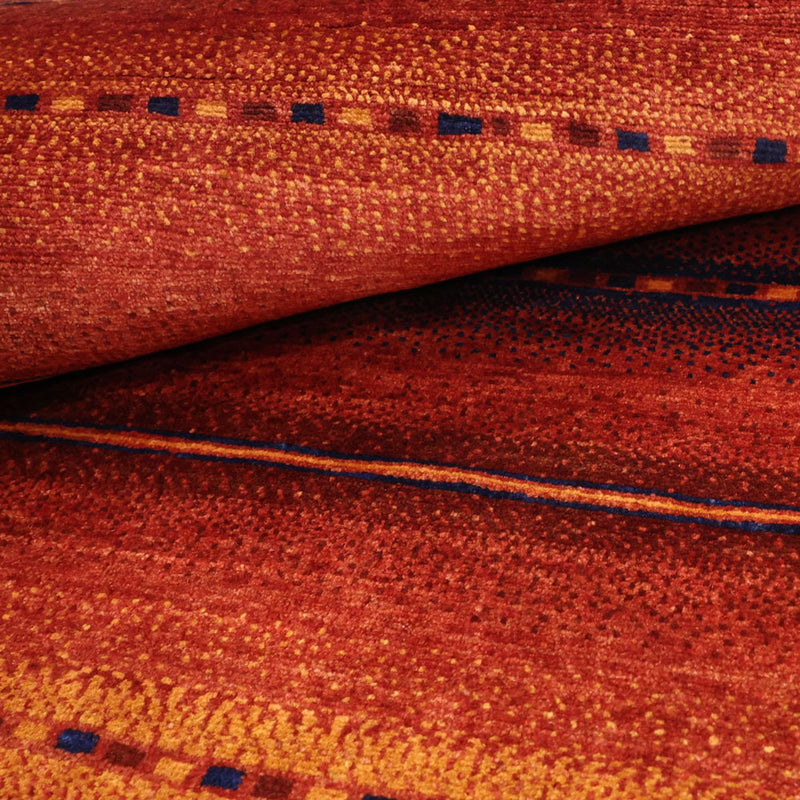 Dywan Gabbeh - Kashkuli perski kwadratowy  - 119 x 101 cm - wielokolorowy