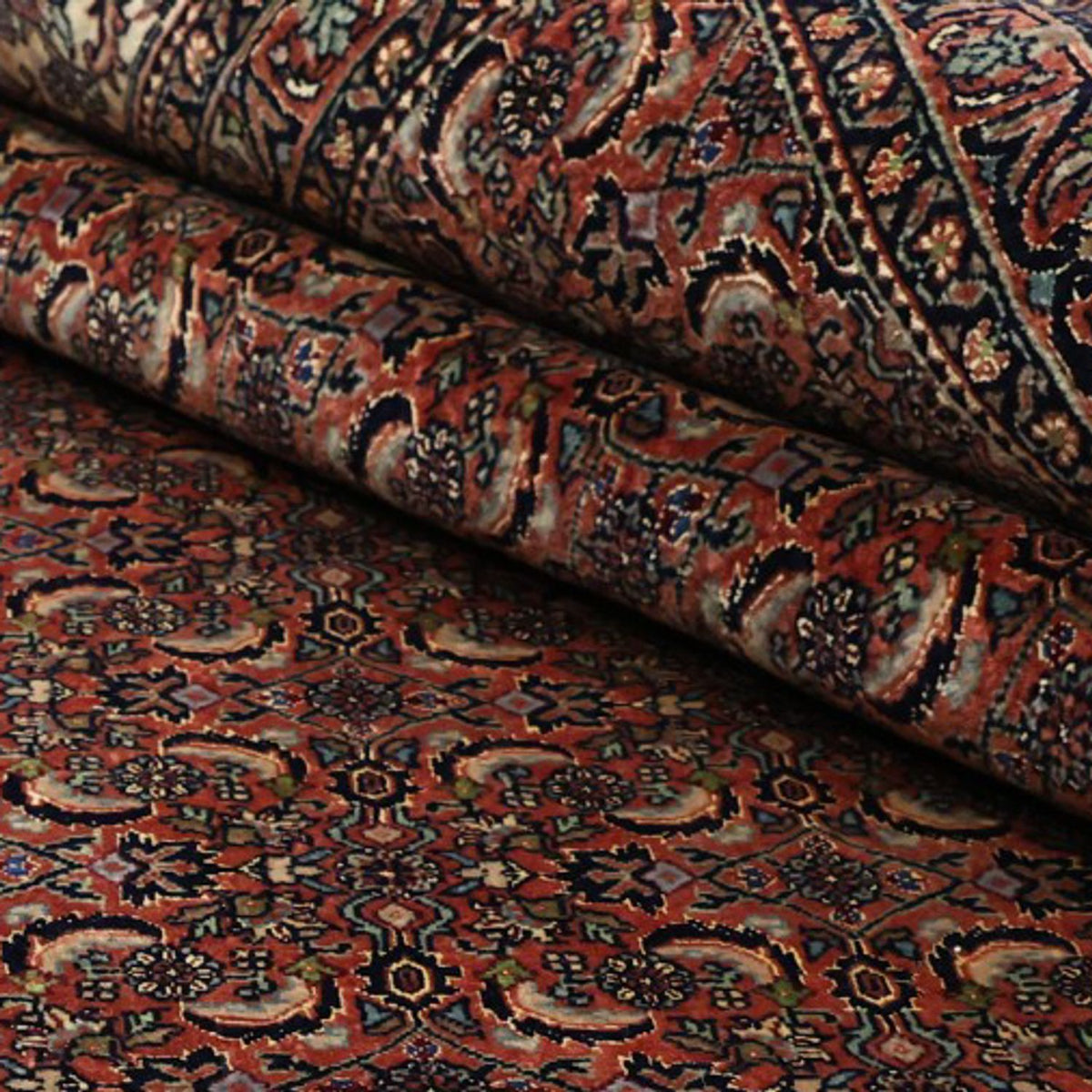 Dywan perski - Bijar - Royal - 350 x 256 cm - ciemna czerwień