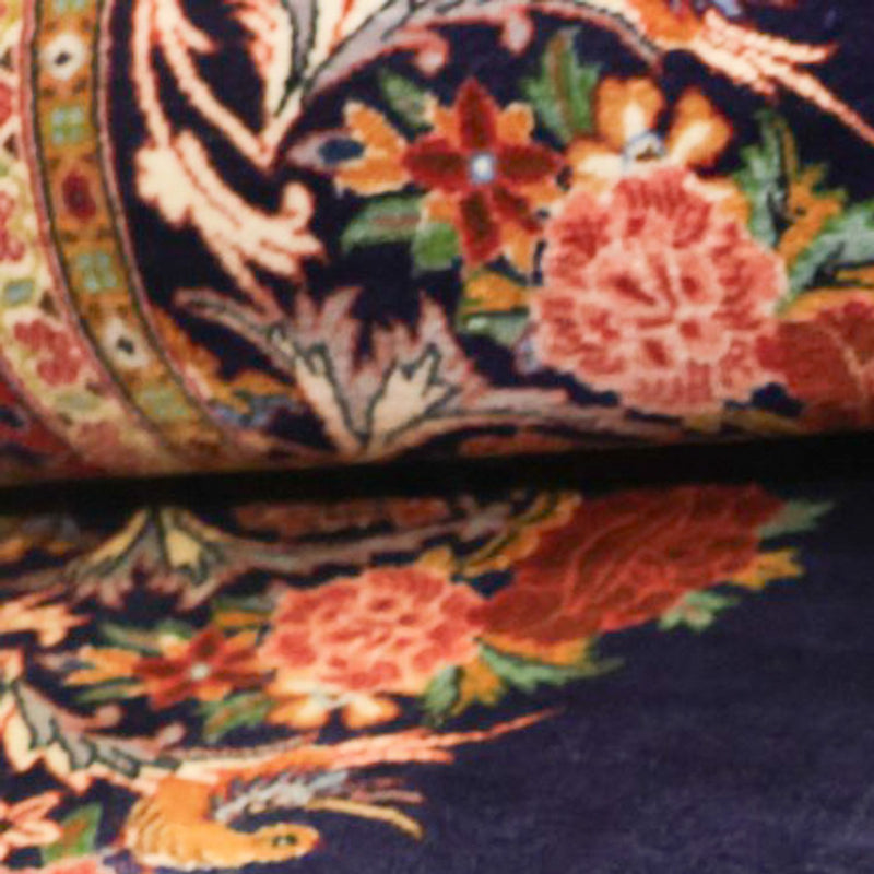 Dywan perski - Klasyczny - 159 x 105 cm - ciemnoniebieski