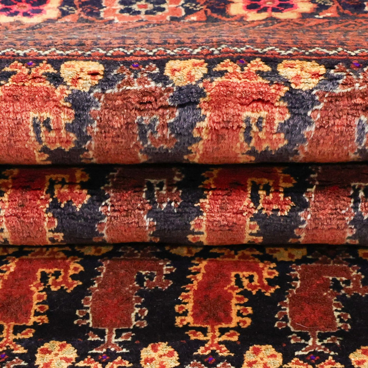 Biegacz Dywan beludżycki - 190 x 98 cm - ciemna czerwień