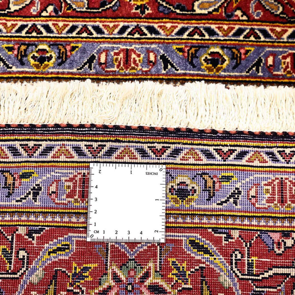 Dywan perski - Keshan - 208 x 139 cm - ciemna czerwień