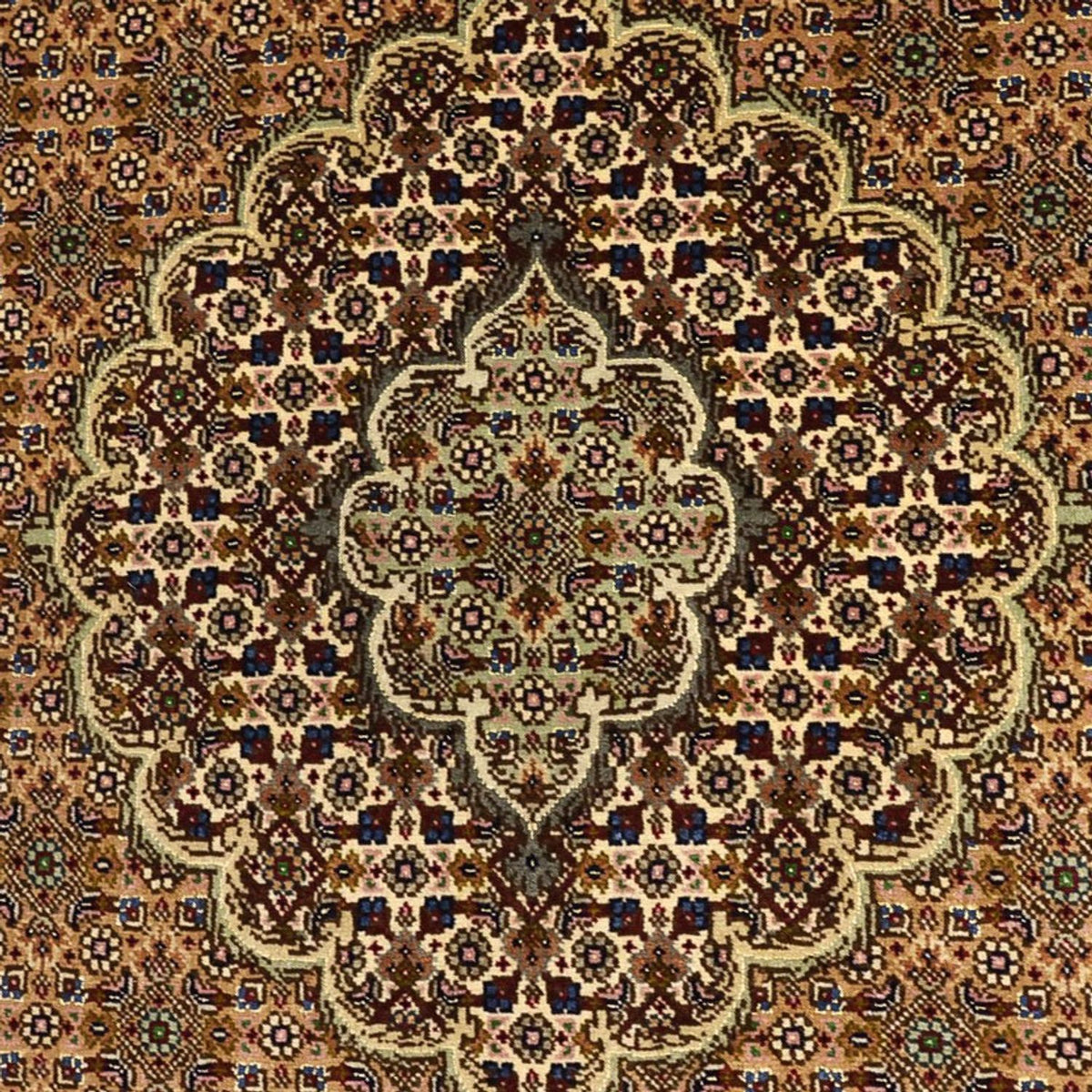 Dywan perski - Tabriz - Królewski - Royal - 150 x 102 cm - piaskowy