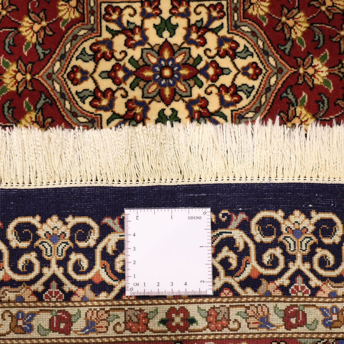 Dywan perski - Ghom - 154 x 100 cm - ciemny beż