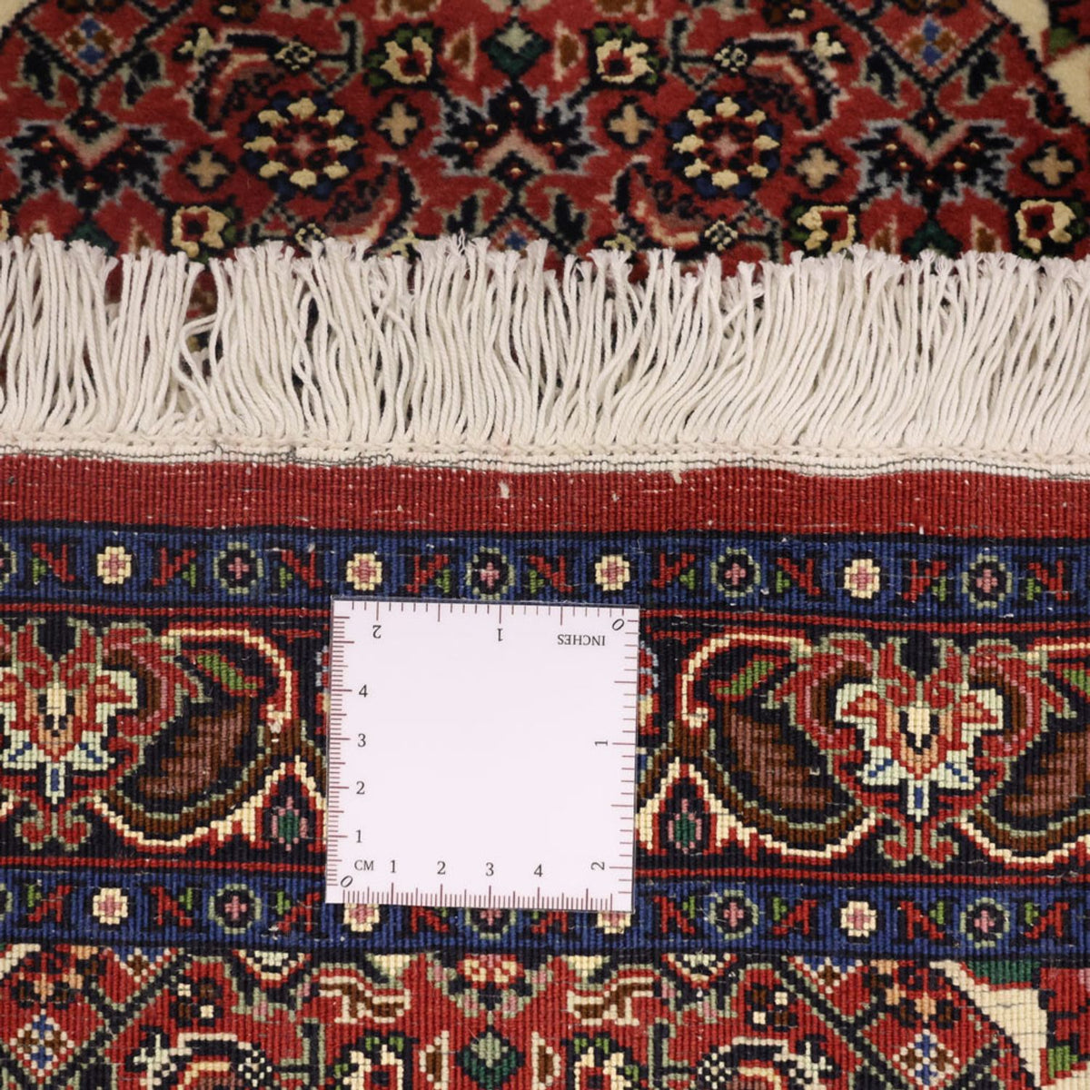 Dywan perski - Bijar - 136 x 71 cm - ciemna czerwień