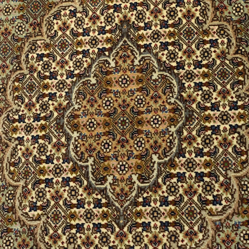 Dywan perski - Tabriz - Królewski - 151 x 100 cm - oliwkowa zieleń
