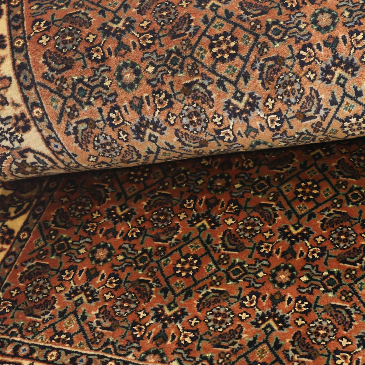 Dywan perski - Bijar - 137 x 72 cm - piaskowy