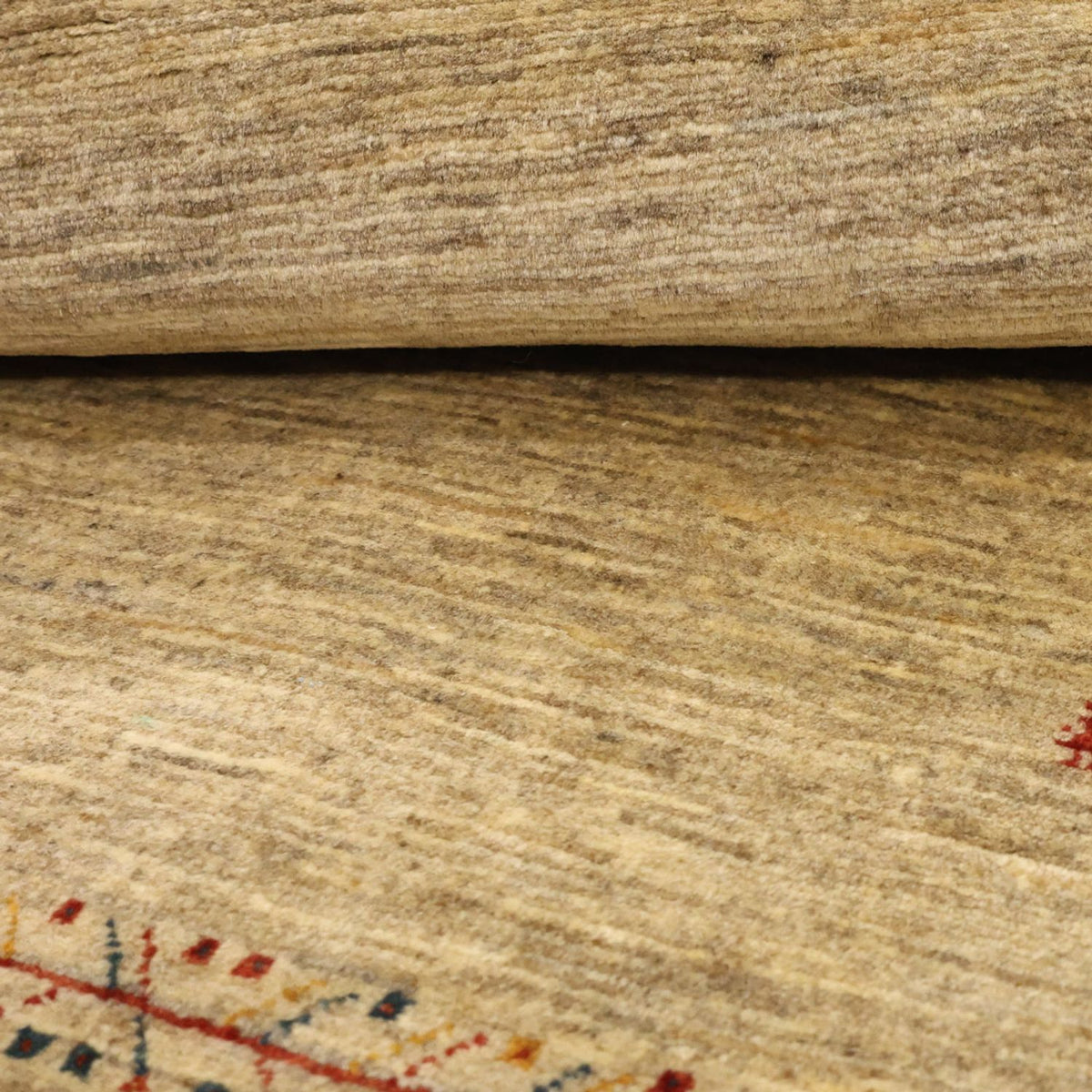 Dywan Gabbeh - Kashkuli perski - 125 x 82 cm - beżowy