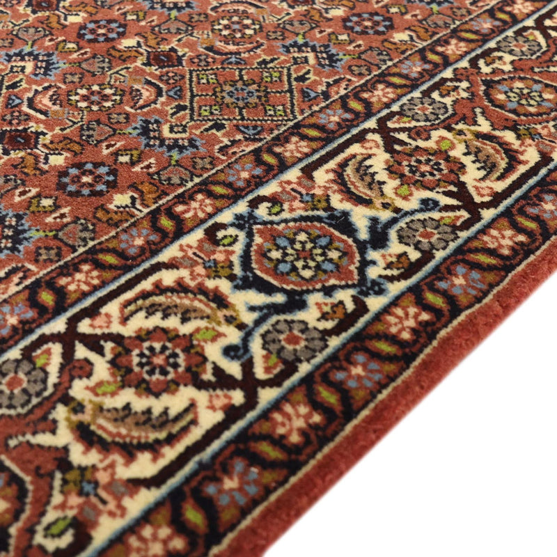 Biegacz Dywan perski - Bijar - 293 x 88 cm - terakota