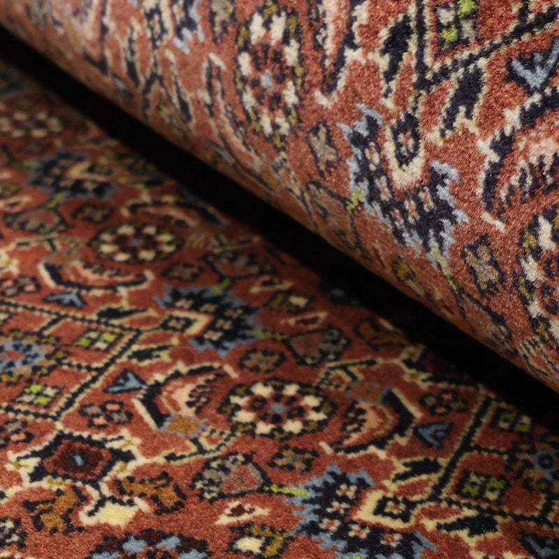 Biegacz Dywan perski - Bijar - 293 x 88 cm - terakota