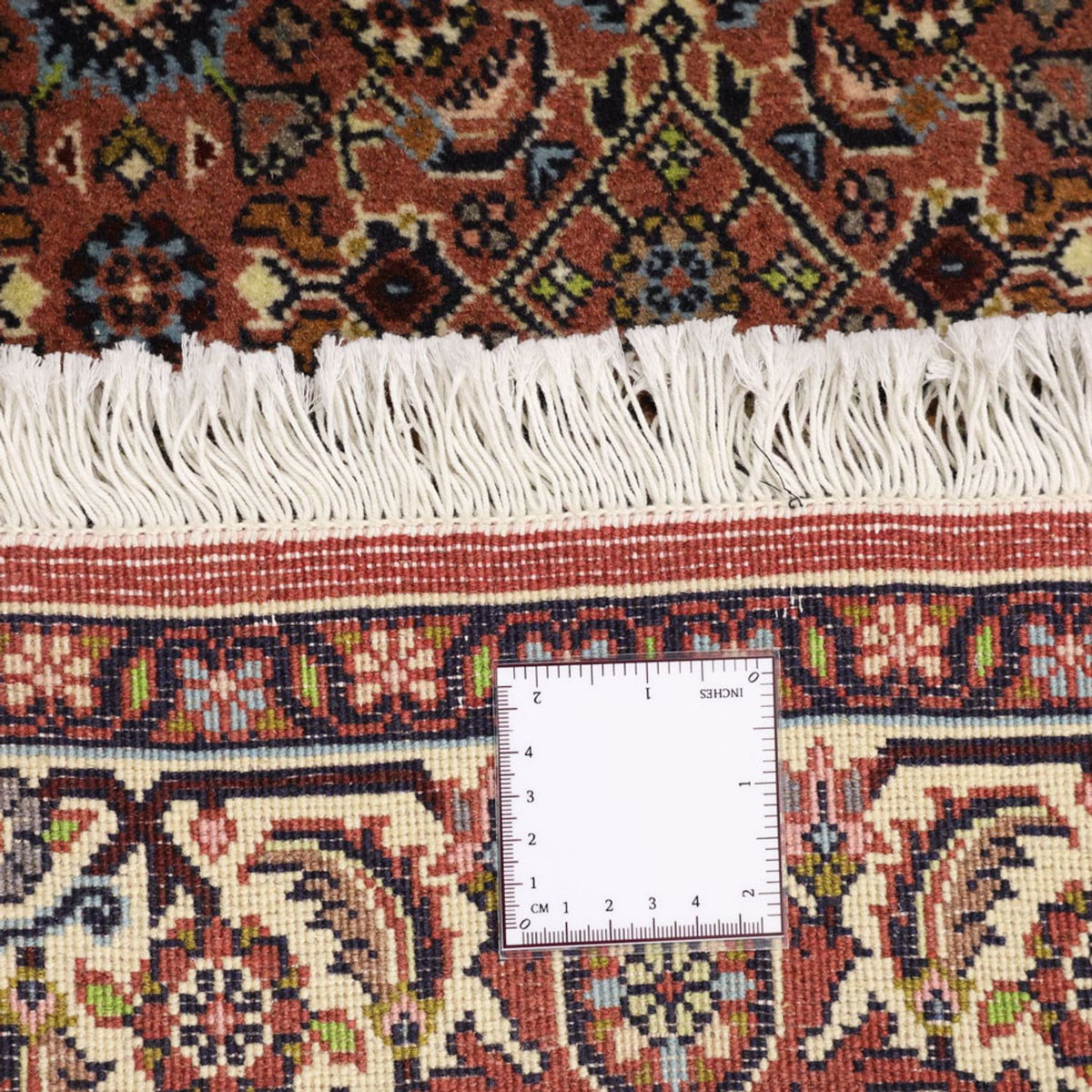 Biegacz Dywan perski - Bijar - 293 x 88 cm - terakota