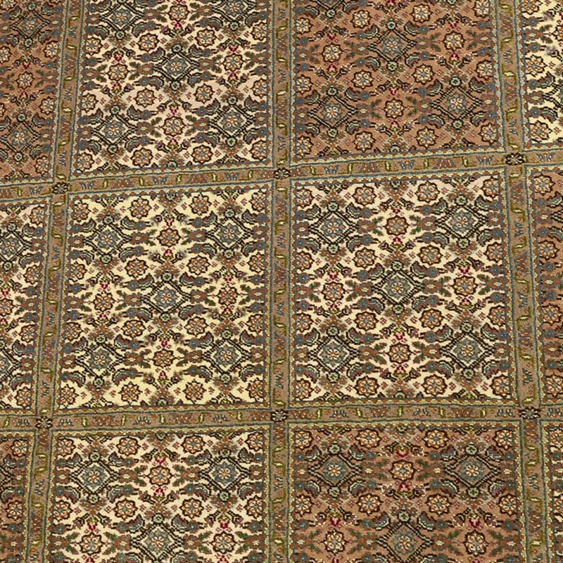 Dywan perski - Tabriz - Królewski - Royal - 207 x 152 cm - ciemny beż