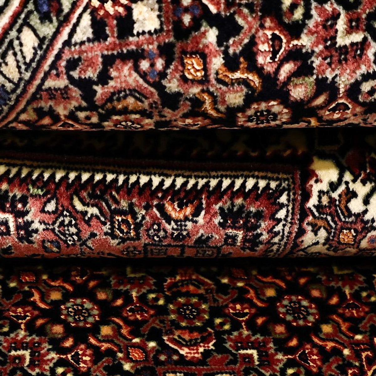 Dywan perski - Bijar - Royal - 203 x 151 cm - ciemny beż