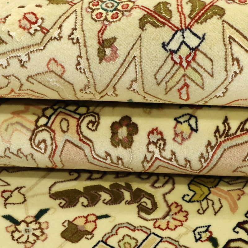 Dywan perski - Tabriz - Royal - 203 x 147 cm - beżowy