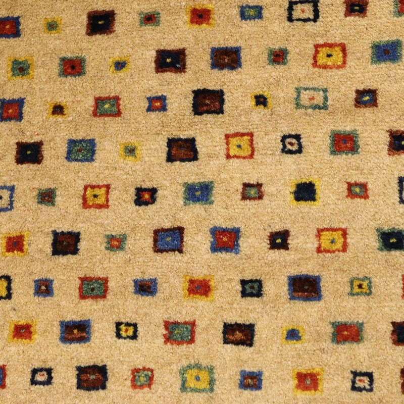 Dywan Gabbeh - Loribaft Perski - 164 x 79 cm - złoto