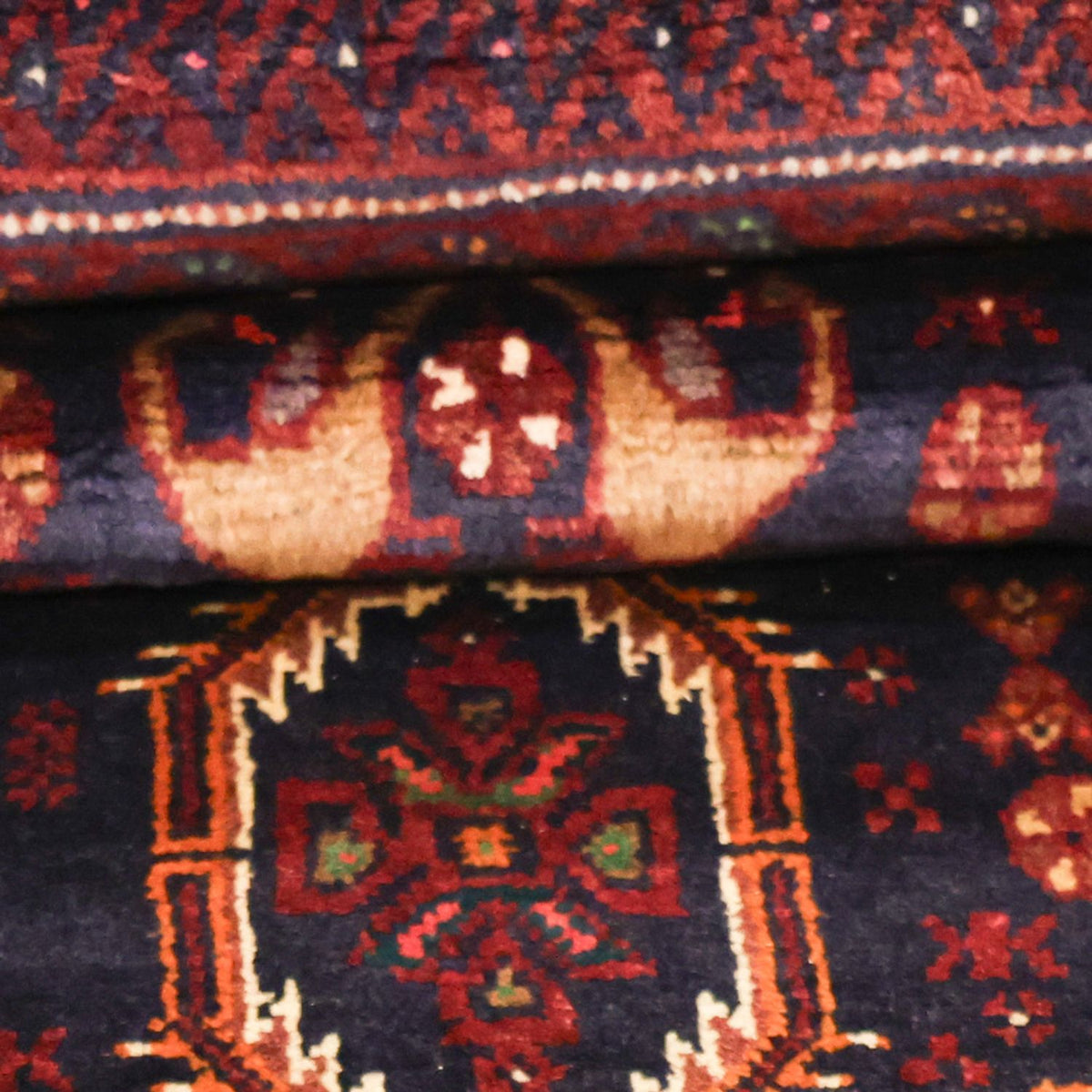 Dywan beludżycki - 210 x 115 cm - ciemna czerwień