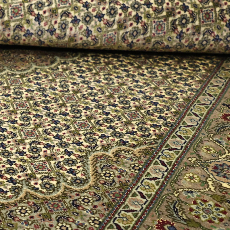 Dywan perski - Tabriz - Królewski - 148 x 105 cm - piaskowy