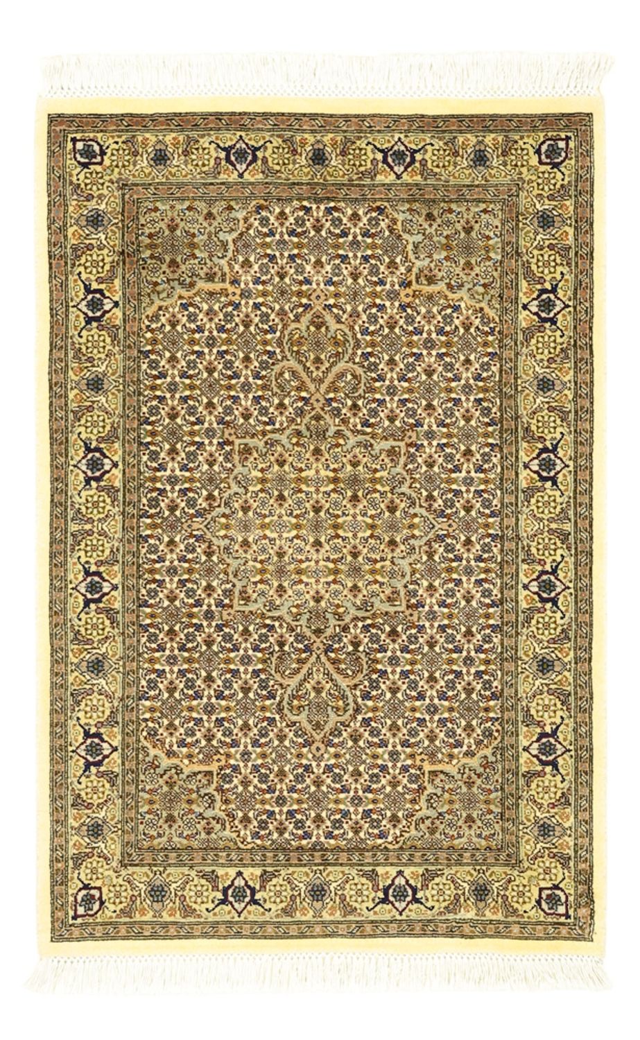 Dywan perski - Tabriz - Królewski - 92 x 60 cm - oliwkowa zieleń