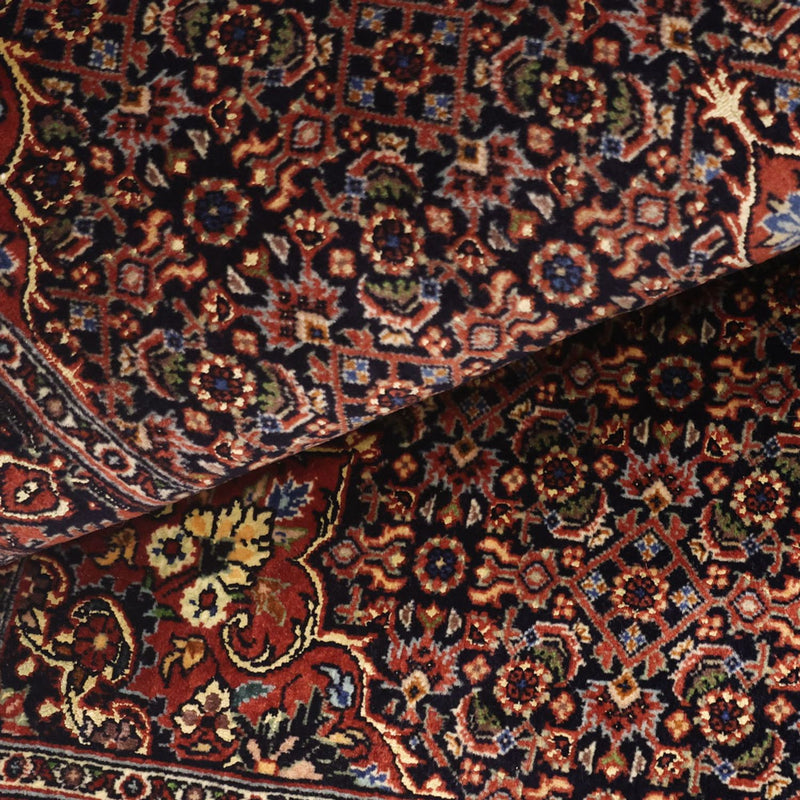 Dywan perski - Bijar - 144 x 75 cm - ciemna czerwień