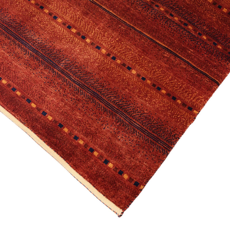 Dywan Gabbeh - Kashkuli perski - 103 x 79 cm - ciemna czerwień