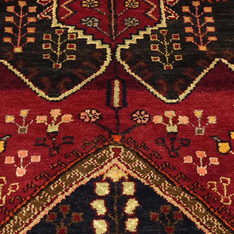 Perski dywan - Nomadyczny - 285 x 150 cm - ciemna czerwień