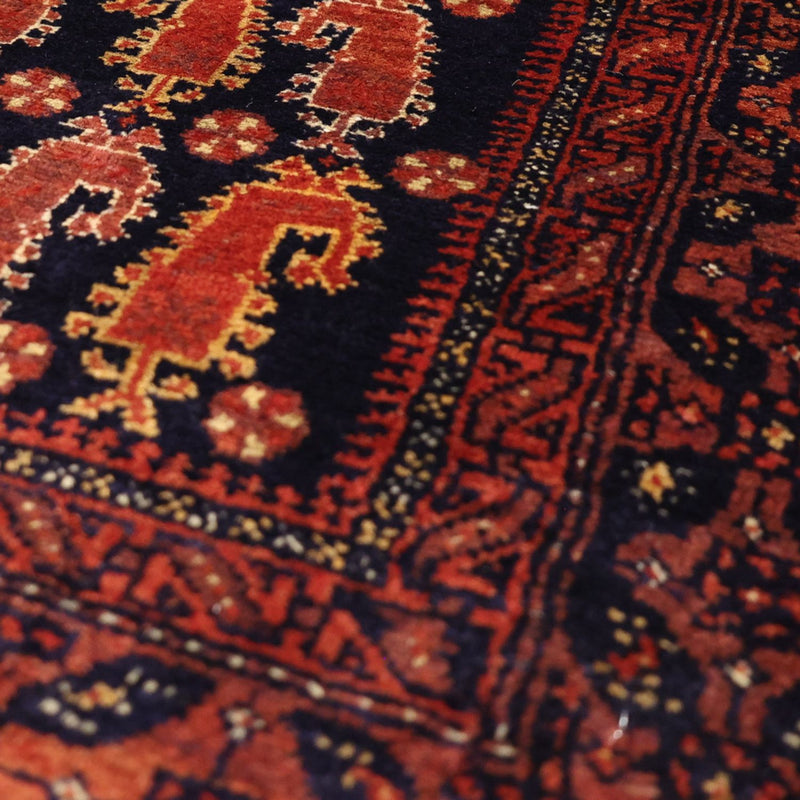 Biegacz Dywan beludżycki - 194 x 100 cm - ciemna czerwień